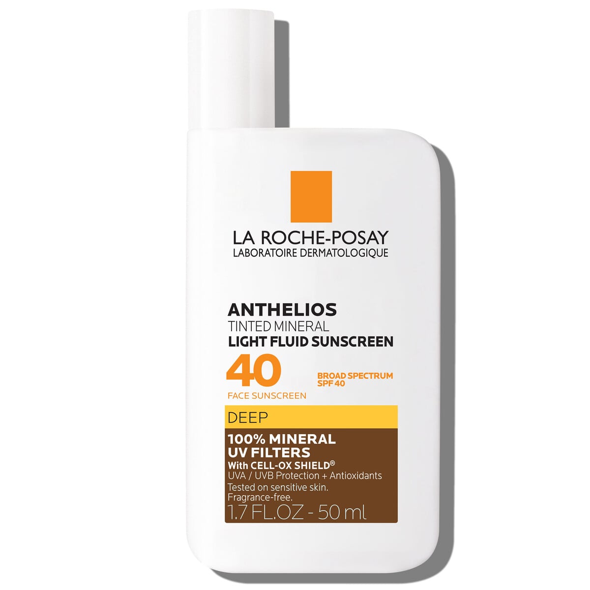 Anthelios Mineral Tinted Sunscreen for Face with SPF - deep