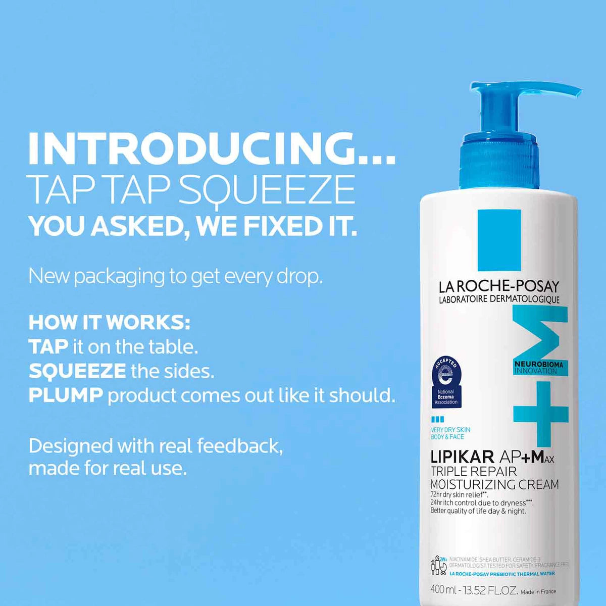 Lipikar AP+MAX Triple Repair Moisturizing Cream